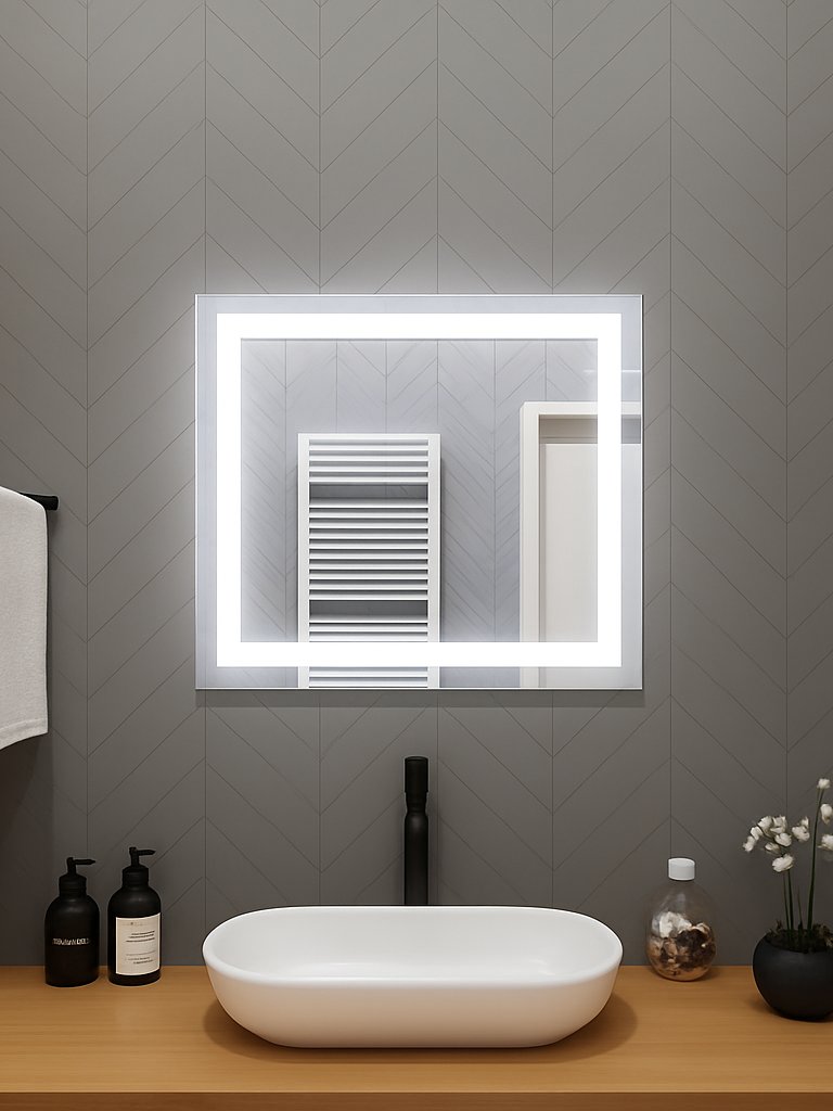 Liberty • Front-Lit Mirror • 32" x 32" • 2 Piece
