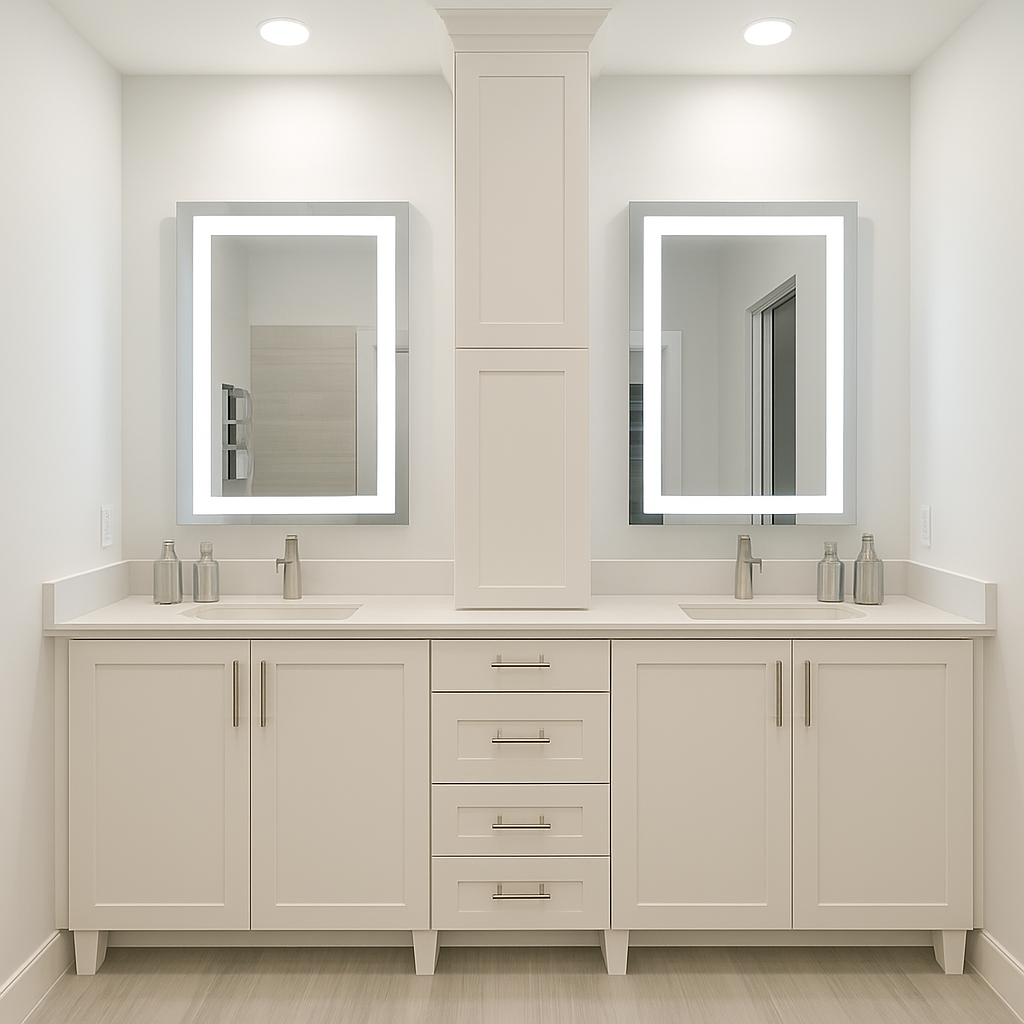 Liberty • Front-Lit Mirror • 32" x 48" • 2 Piece