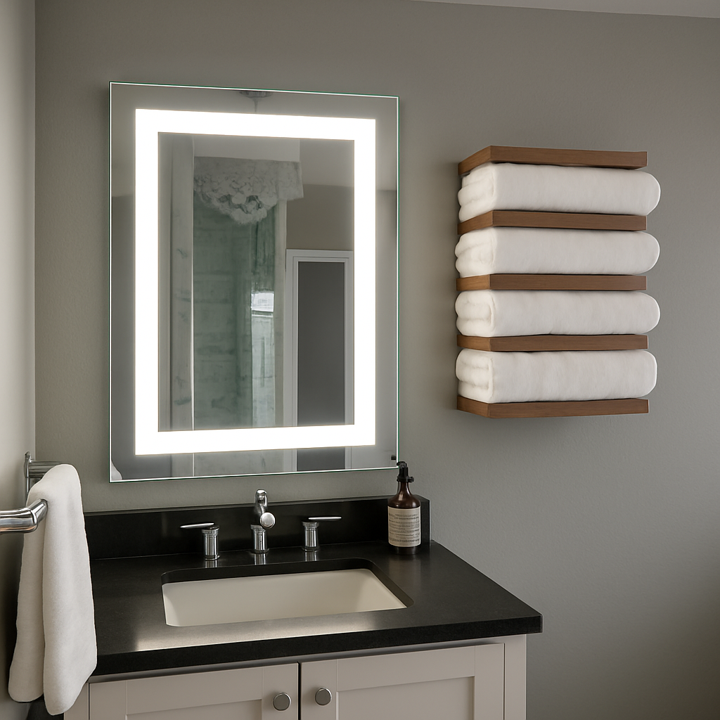 Liberty • Front-Lit Mirror • 32" x 48" • 2 Piece