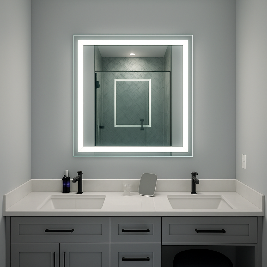 Liberty • Front-Lit Mirror • 32" x 48" • 2 Piece