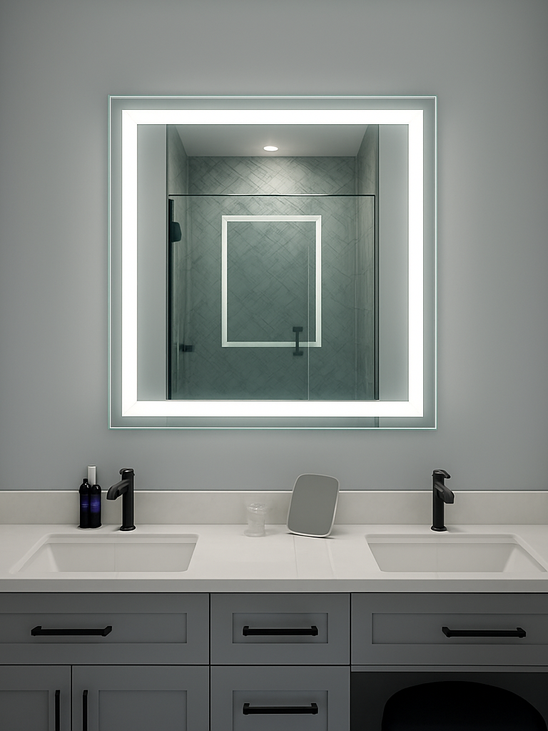 Liberty • Front-Lit Mirror • 32" x 48" • 2 Piece