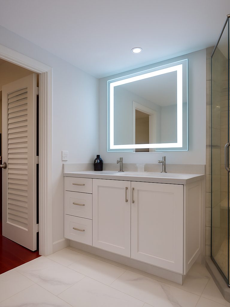 Liberty • Front-Lit Mirror • 36" x 40" • 2 Piece