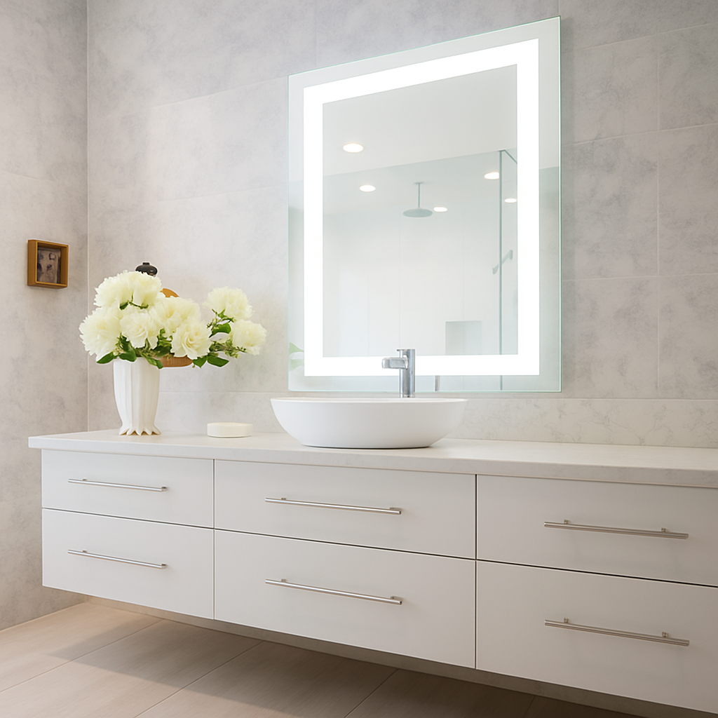 Liberty • Front-Lit Mirror • 36" x 40" • 2 Piece