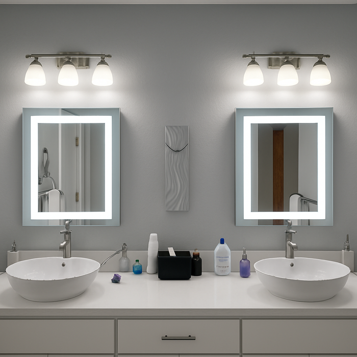 Liberty • Front-Lit Mirror • 36" x 40" • 2 Piece