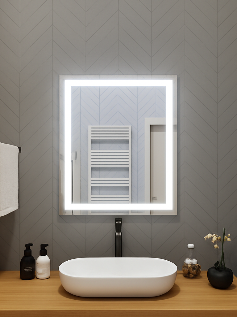 Liberty • Front-Lit Mirror • 32" x 40" • 2 Piece
