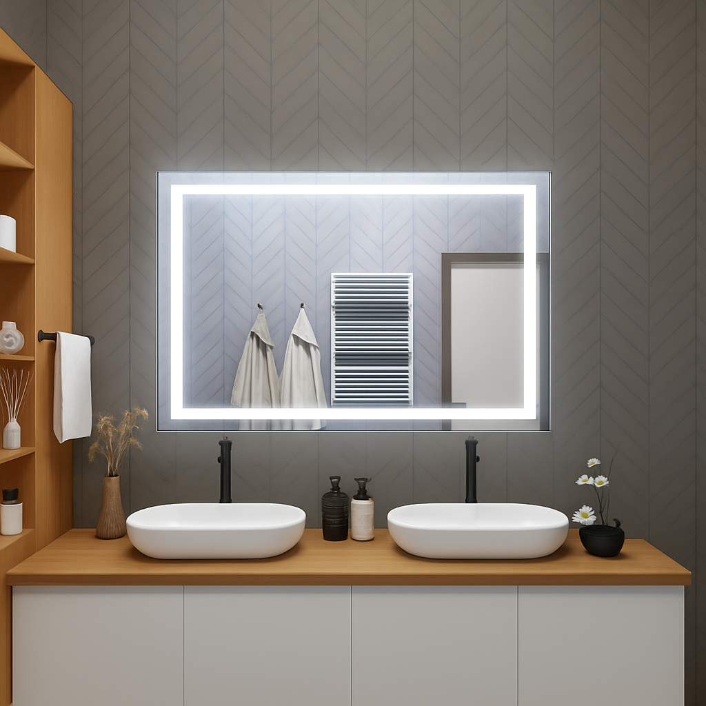Liberty • Front-Lit Mirror • 40" x 60" • 2 Piece