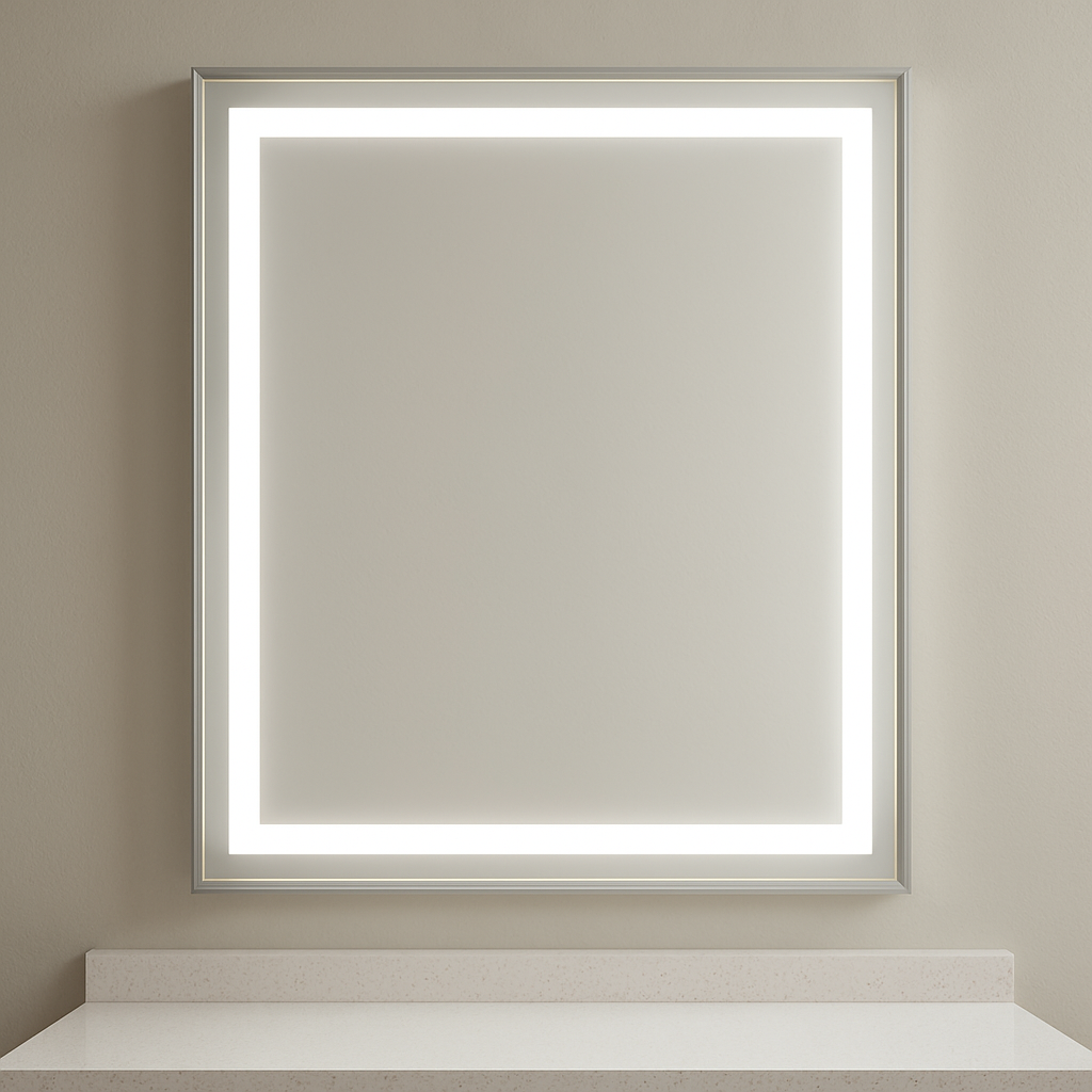 Liberty • Front-Lit Mirror • 44" x 48" • 2 Piece
