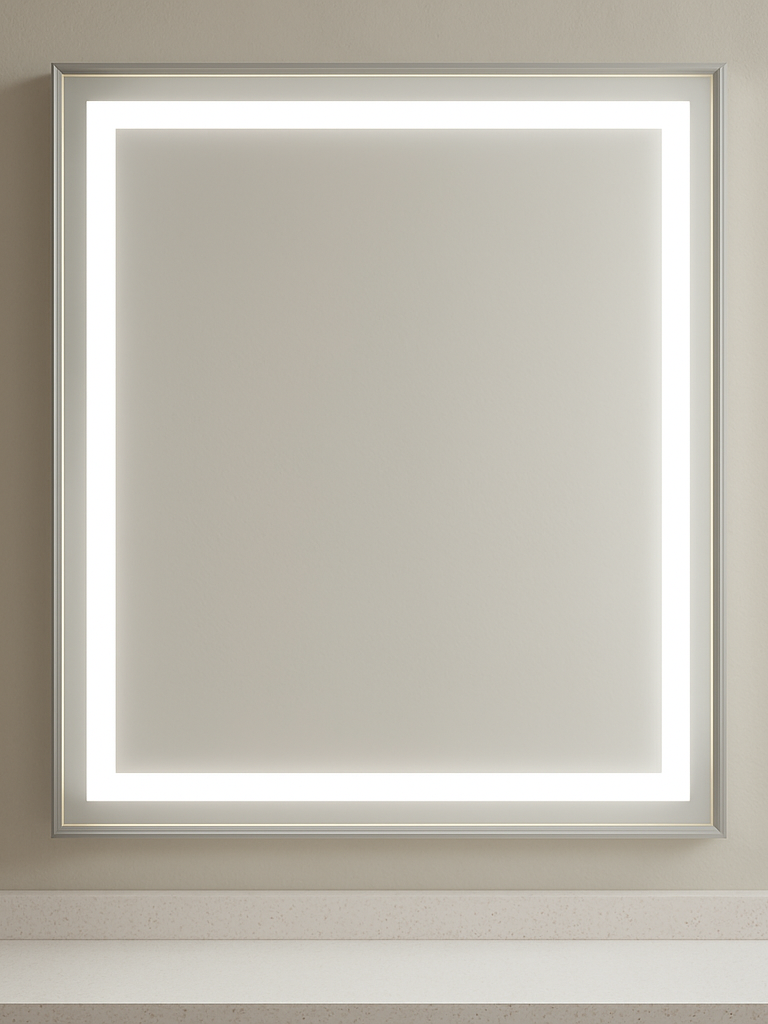 Liberty • Front-Lit Mirror • 44" x 48" • 2 Piece