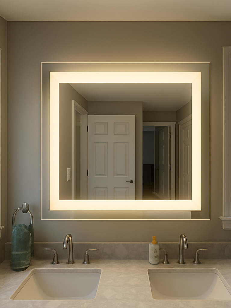Liberty • Front-Lit Mirror • 48" x 36" • 2 Piece