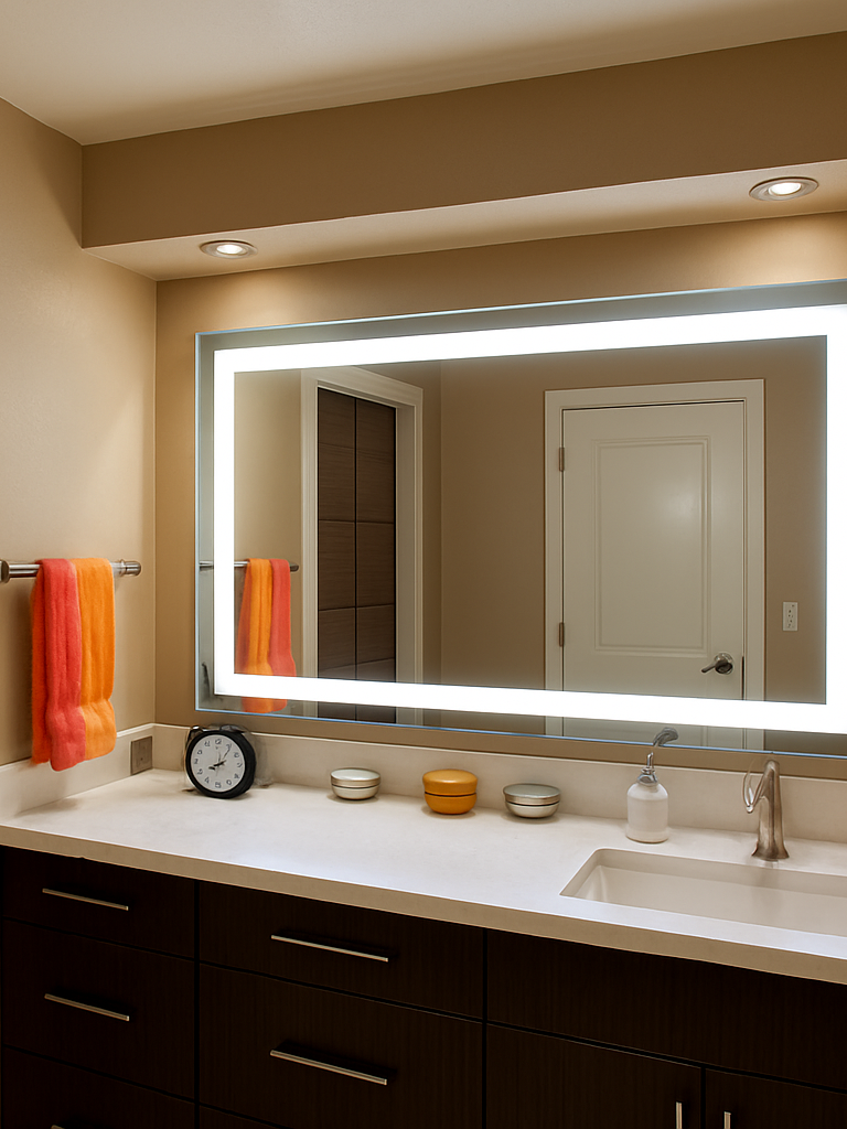 Liberty • Front-Lit Mirror • 60" x 36" • 2 Piece