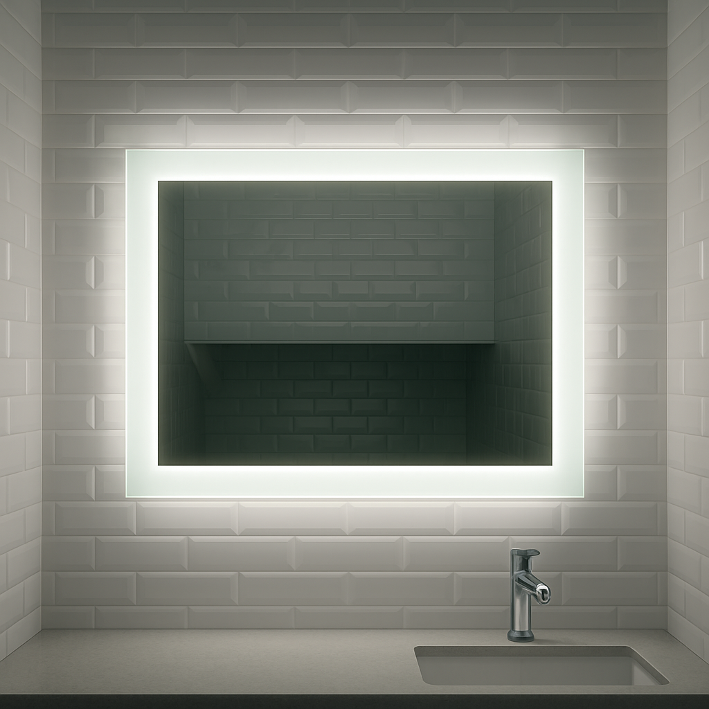 Lexington • Side-Lit Mirror • 20" x 28" • 2 Piece