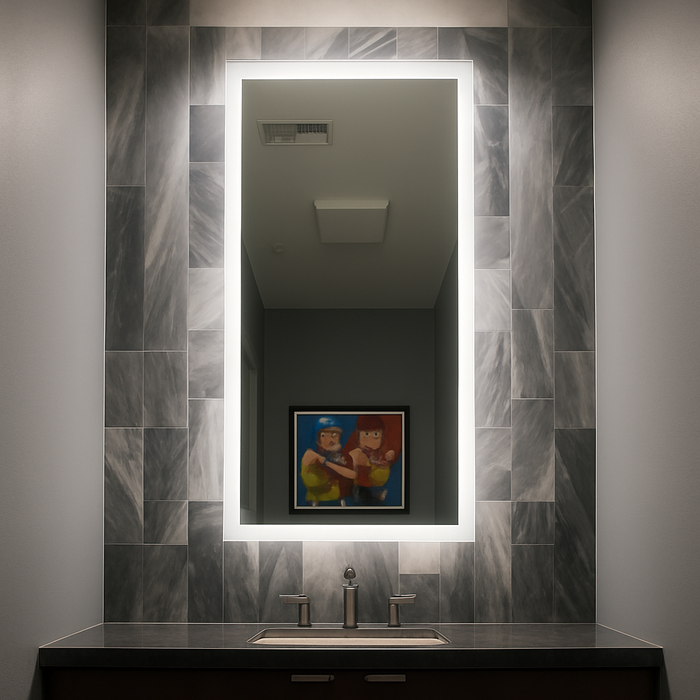 Lexington • Side-Lit Mirror • 22" x 62" • 2 Piece
