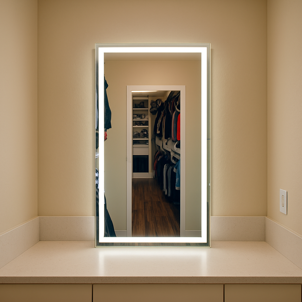 Lexington • Side-Lit Mirror • 22" x 62" • 2 Piece