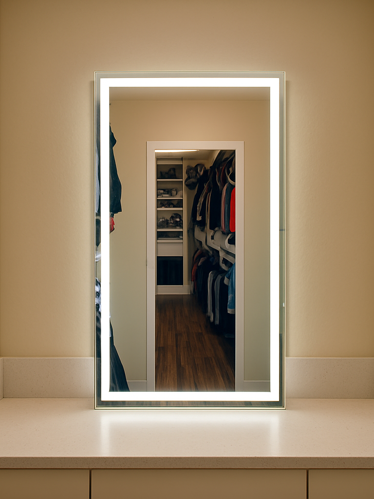 Lexington • Side-Lit Mirror • 22" x 62" • 2 Piece