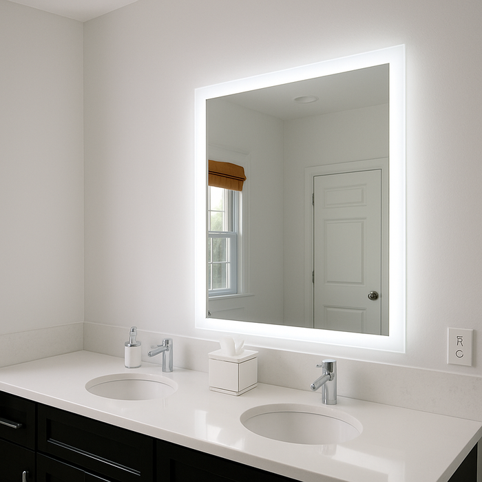 Lexington • Side-Lit Mirror • 28" x 36" • 2 Piece
