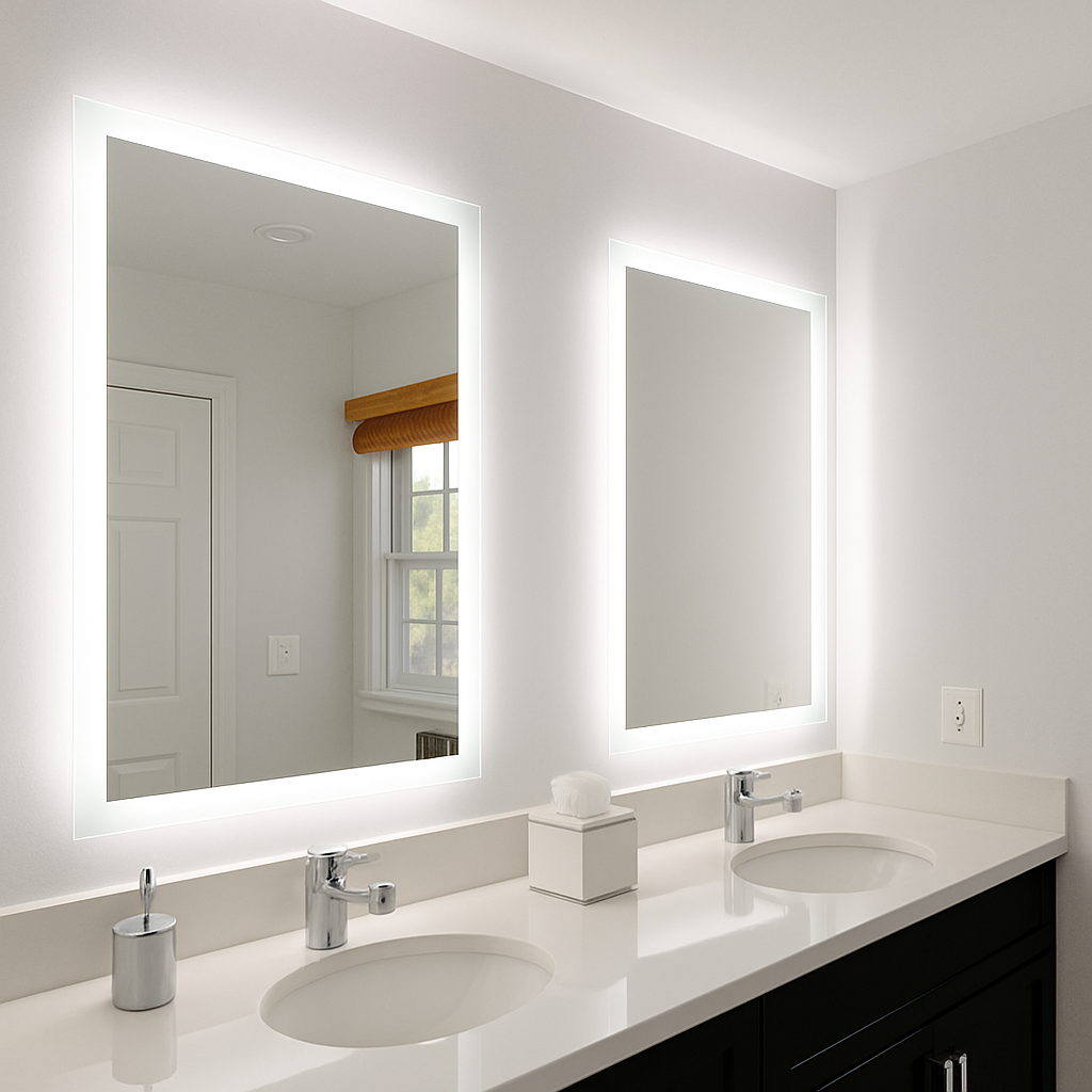 Lexington • Side-Lit Mirror • 28" x 40" • 2 Piece