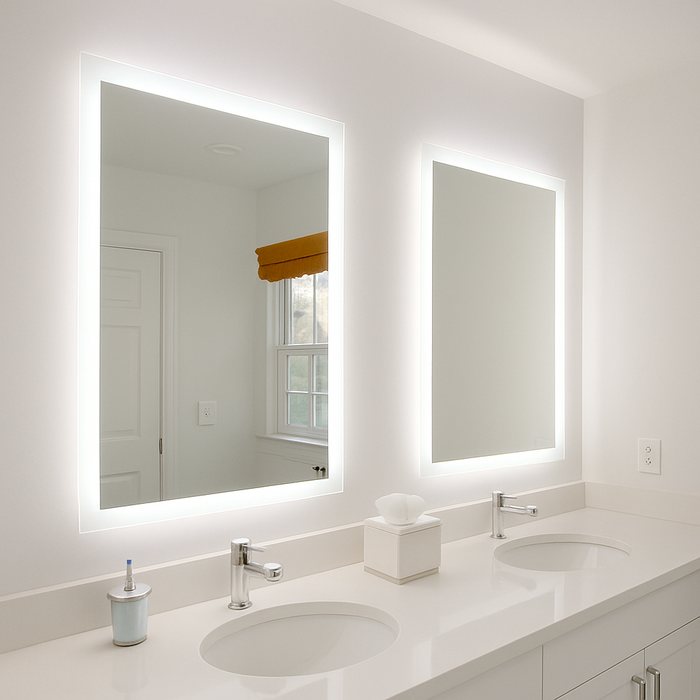 Lexington • Side-Lit Mirror • 32" x 36" • 2 Piece