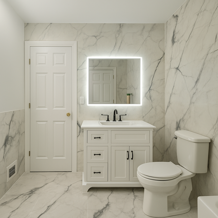 Lexington • Side-Lit Mirror • 32" x 36" • 2 Piece