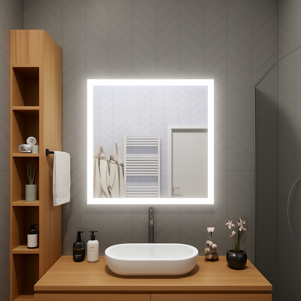 Lexington • Side-Lit Mirror • 32" x 40" • 2 Piece