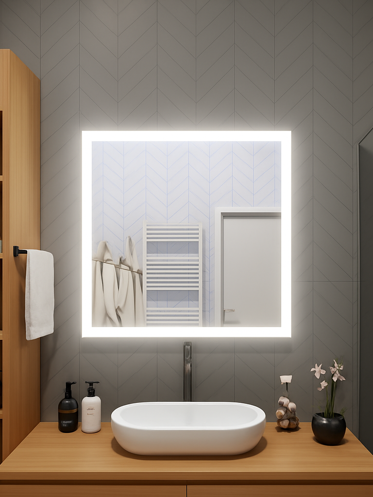 Lexington • Side-Lit Mirror • 32" x 40" • 2 Piece