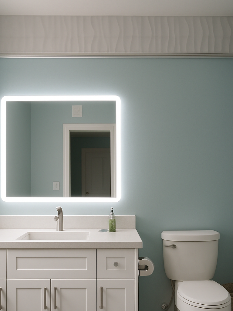 Lexington • Side-Lit Mirror • 32" x 44" • 2 Piece