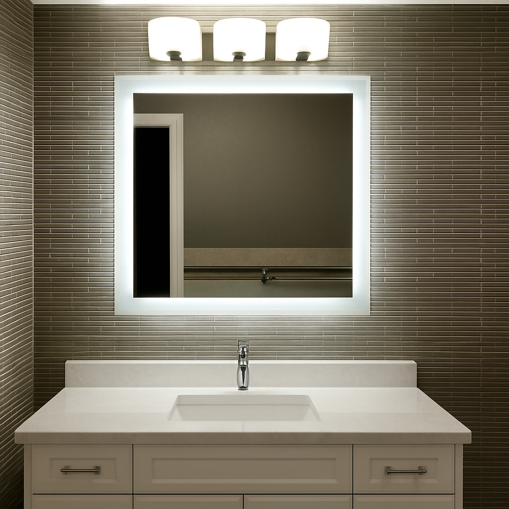 Lexington • Side-Lit Mirror • 36" x 36" • 2 Piece