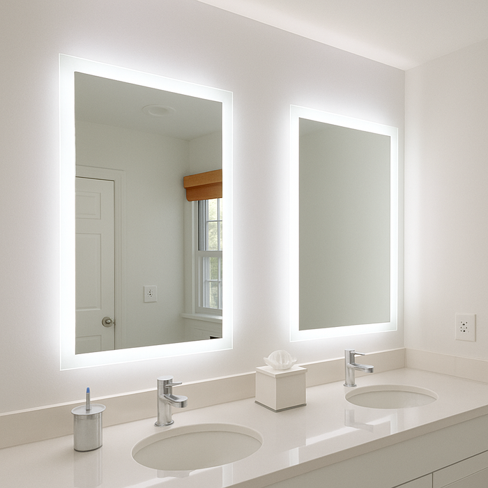 Lexington • Side-Lit Mirror • 36" x 40" • 2 Piece
