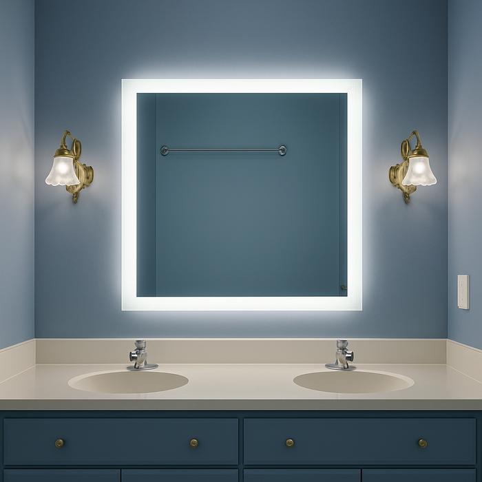 Lexington • Side-Lit Mirror • 36" x 40" • 2 Piece