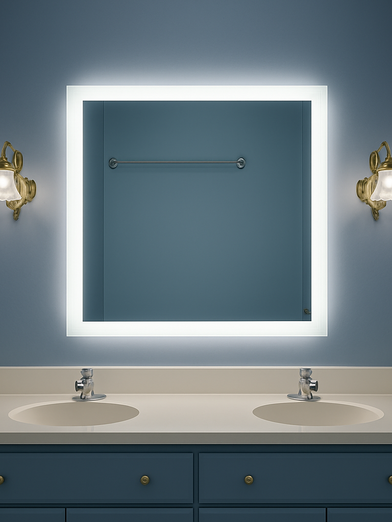 Lexington Side-Lit Mirror 36" x 40" 2 Piece #inspo