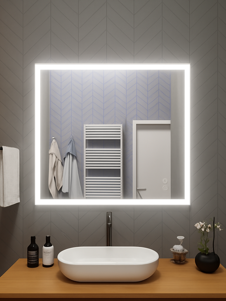 Lexington • Side-Lit Mirror • 40" x 48" • 2 Piece
