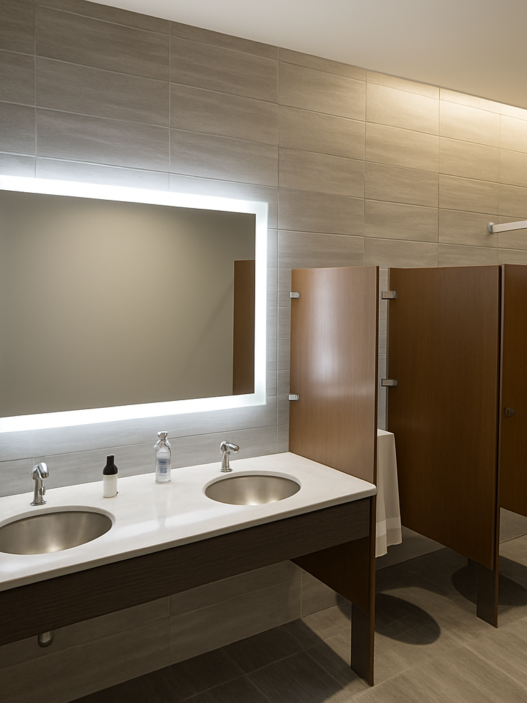 Lexington • Side-Lit Mirror • 48" x 36" • 2 Piece