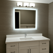Lexington Side-Lit Mirror 48" x 48" 2 Piece #inspo