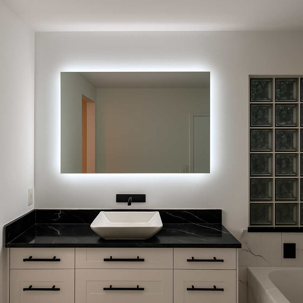 Lexington • Side-Lit Mirror • 54" x 36" • 2 Piece