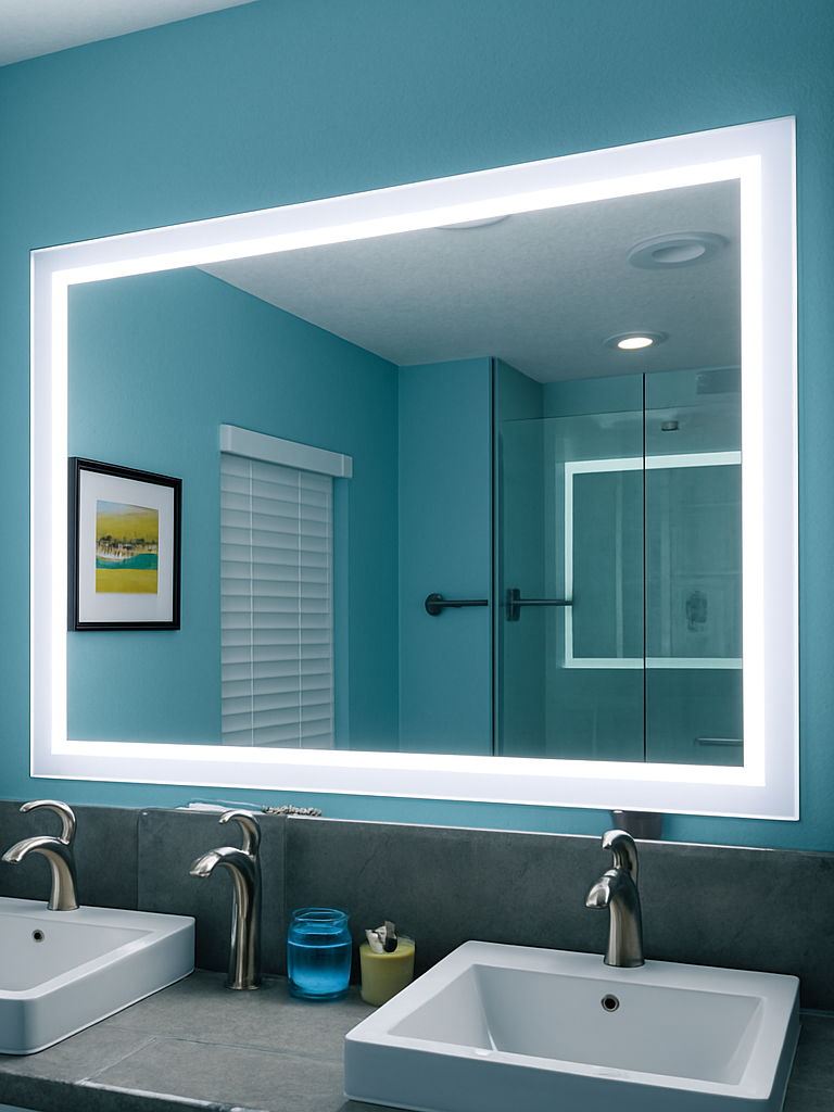 Lexington • Side-Lit Mirror • 54" x 40" • 2 Piece