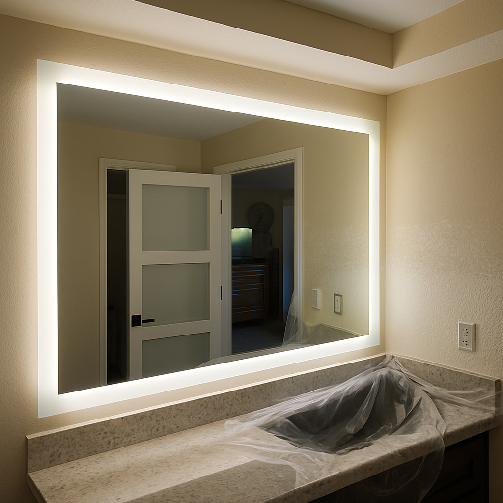 Lexington • Side-Lit Mirror • 60" x 36" • 2 Piece