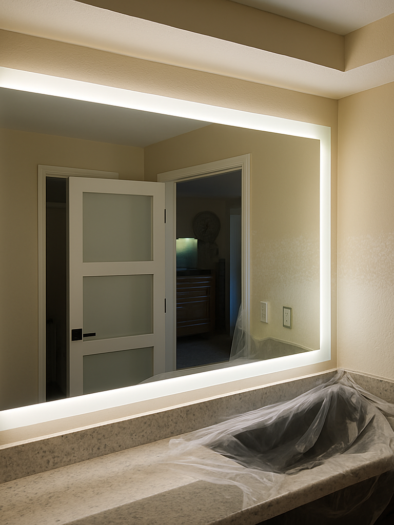 Lexington • Side-Lit Mirror • 60" x 36" • 2 Piece