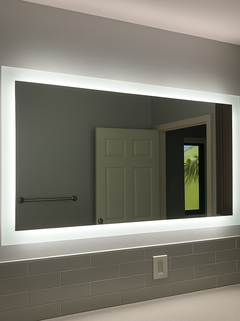 Lexington • Side-Lit Mirror • 60" x 40" • 2 Piece