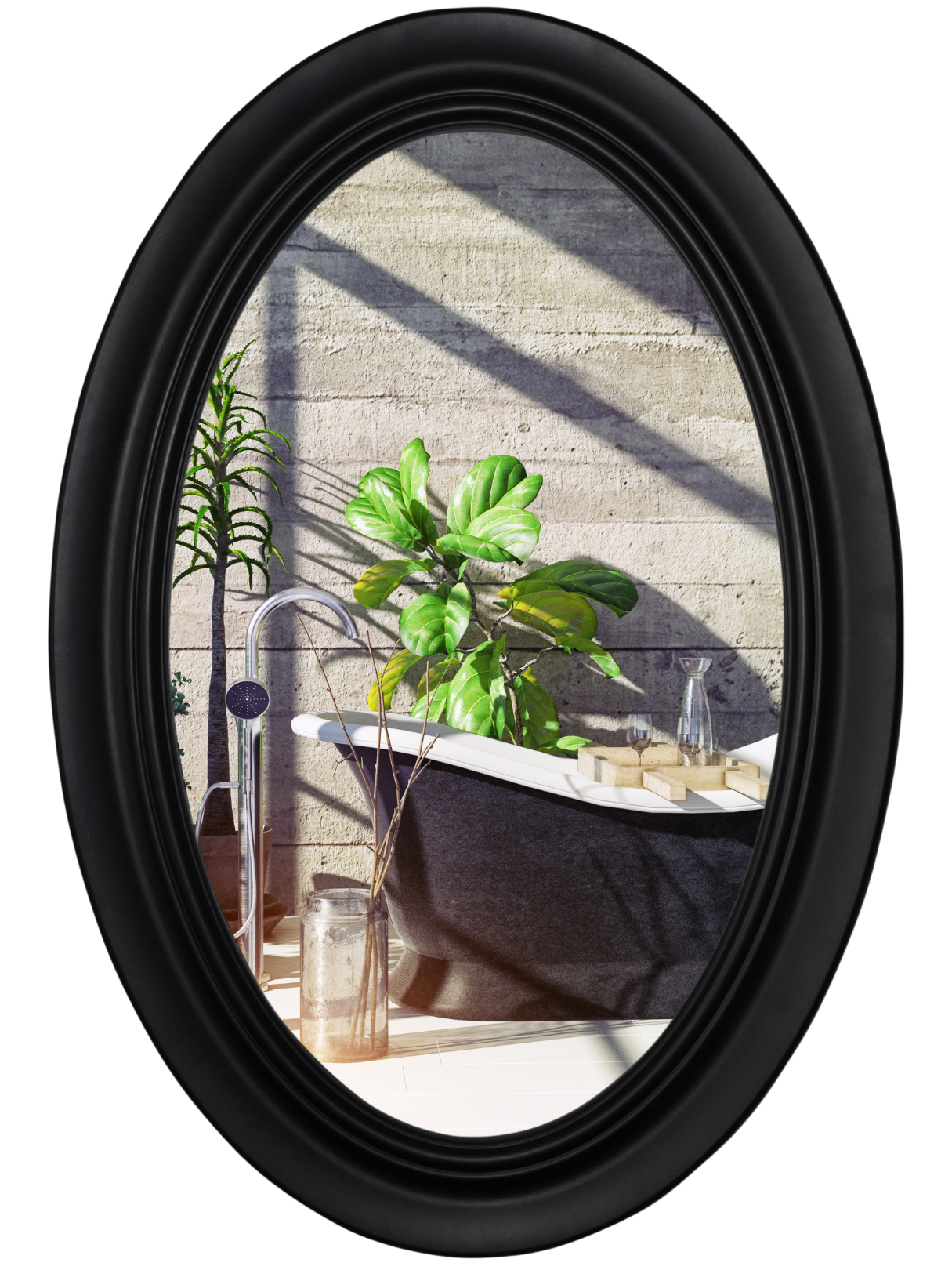 Framed Oval Mirrors