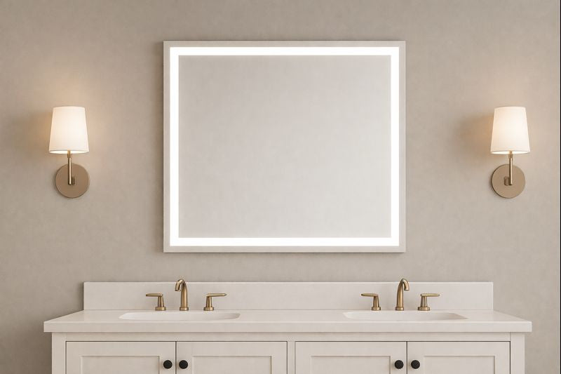 Liberty • Front-Lit Mirror • 48" x 40" • 2 Piece
