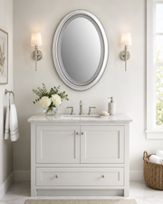 Framed Oval Mirrors