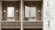 Wood Panel Medicine Cabinets