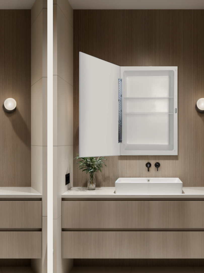 Wood Panel Medicine Cabinets