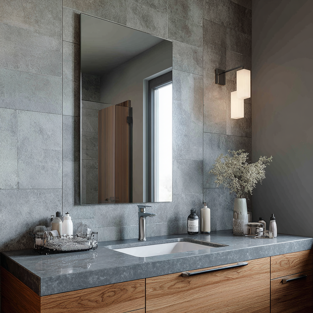 Rectangle Frameless Mirror