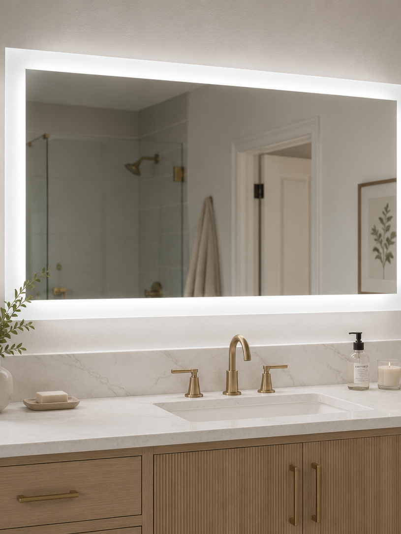 Lexington • Side-Lit Mirror • 60" x 40" • 2 Piece
