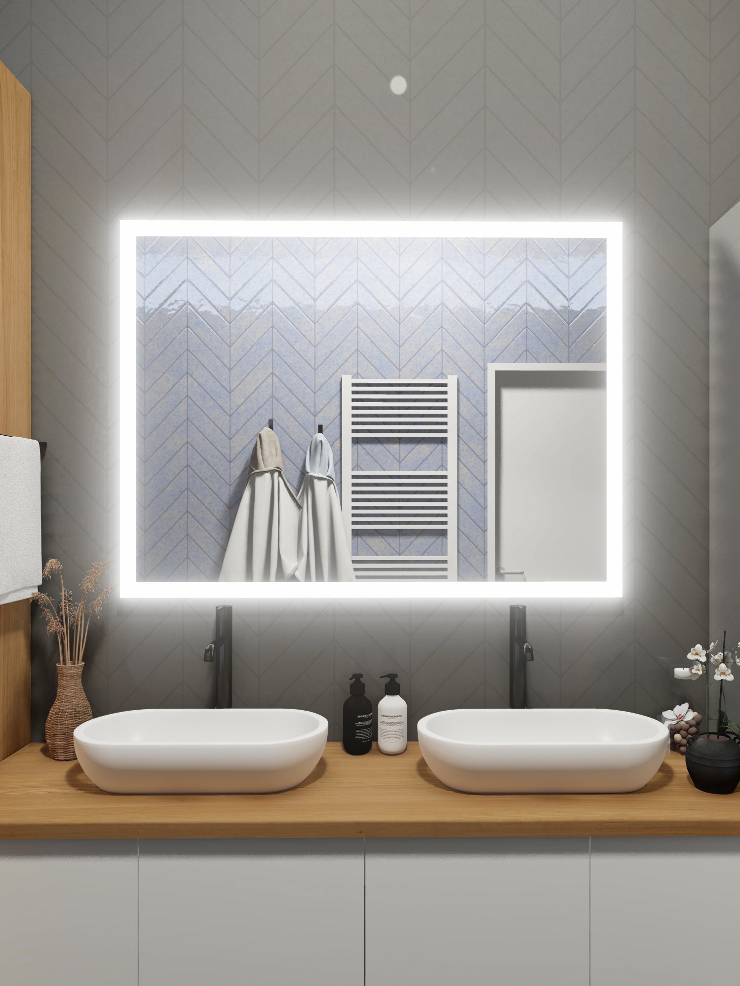 LED Mirror (Side-Lighted) 60" x 40"