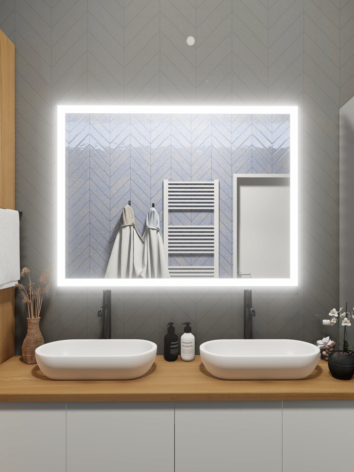 LED Mirror (Side-Lighted) 54" x 40"