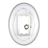 Front-Lit LED Bathroom Mirror 24" x 32" Oval