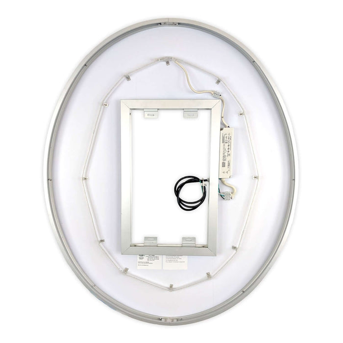 Linden • Front-Lit Oval Mirror • 30" x 36" • 2 Piece