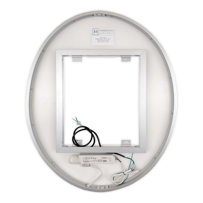 Laurel • Side-Lit Oval Mirror • 30" x 36" • 2 Piece