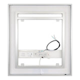 Front-Lighted LED Bathroom Vanity Mirror: 32" Wide x 36" Tall - Rectangular - Wall-Mounted